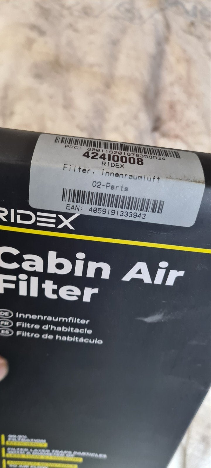 interieur filter Audi, Ophalen of Verzenden, Audi