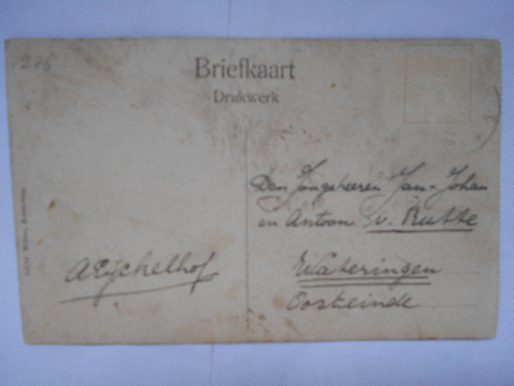 Warmond Seminarium de Recreatiezaal unieke oude kaart, Verzamelen, Ophalen of Verzenden, Voor 1920, Gelopen, Zuid-Holland