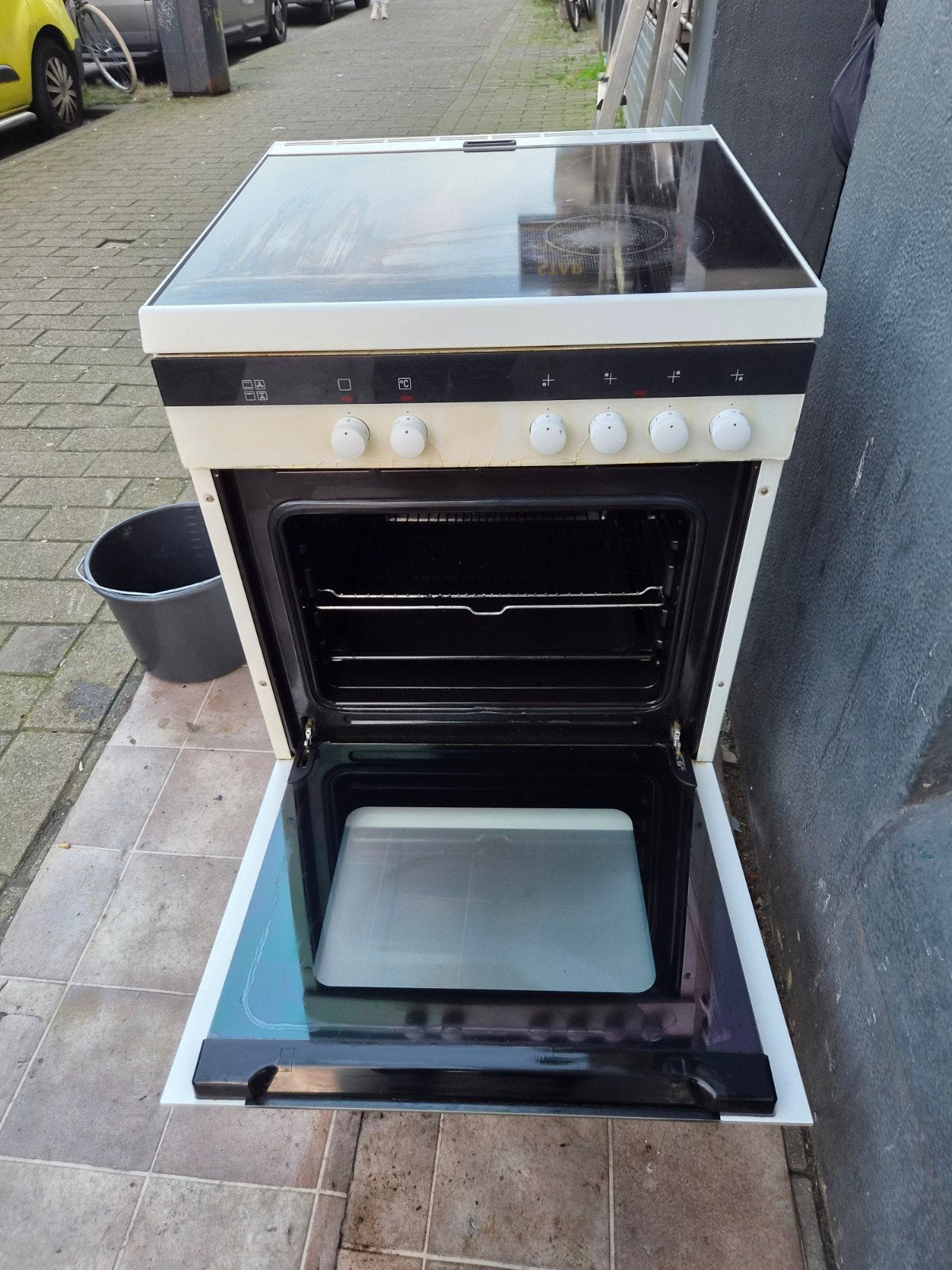 Siemens Vrijstaand Keramisch Fornuis met Oven, Gebruikt, Hete lucht, 60 cm of meer, Keramisch