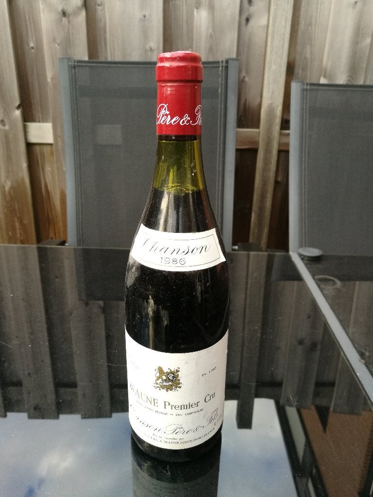 Chanson Beaune 1er Premier Cru Franse rode wijn van 1986, Frankrijk, Nieuw, Ophalen of Verzenden, Rode wijn