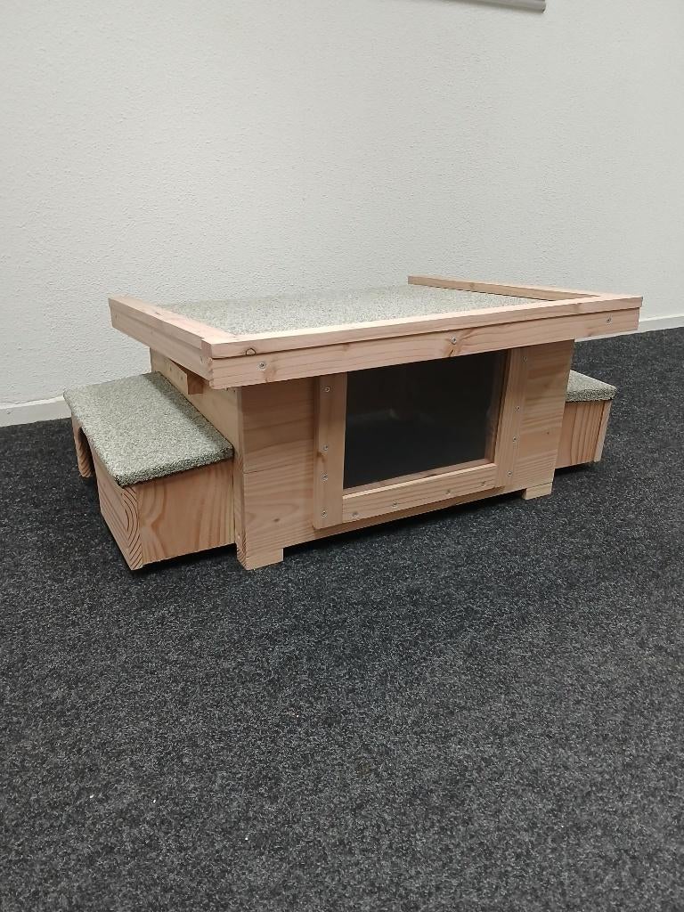 Egelslaaphuis Hedgyhome 1.0 en voederhuis, Hok, Ophalen, Minder dan 60 cm, Minder dan 75 cm