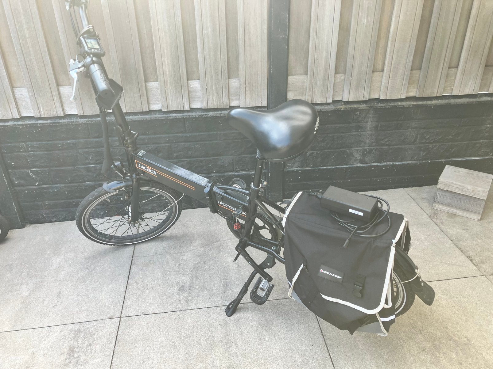 Lacros electrische vouwfiets, Fietsen en Brommers, Fietsen | Vouwfietsen, Gebruikt, Versnellingen, Schijfrem, Ophalen