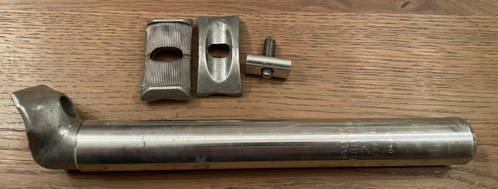 Zadelpen zadel pen kalloy 27,2 aluminium, Fietsen en Brommers, Fietsonderdelen, Ophalen of Verzenden, Zo goed als nieuw