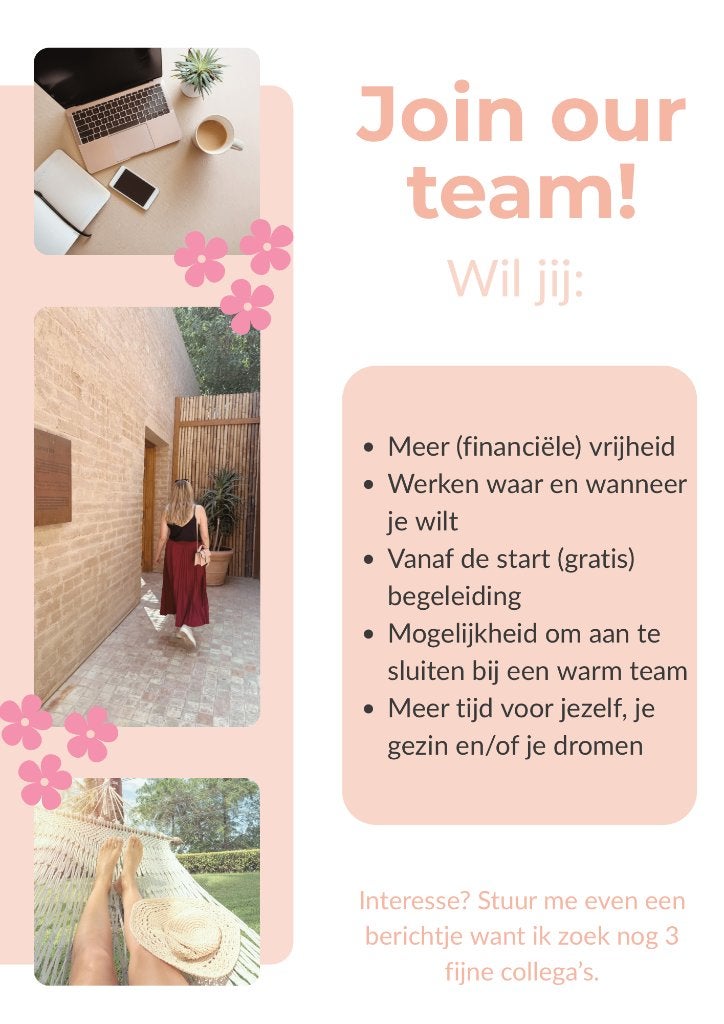 Collega’s gezocht, Starter, Overige vormen, Overige niveaus, Geschikt als bijbaan