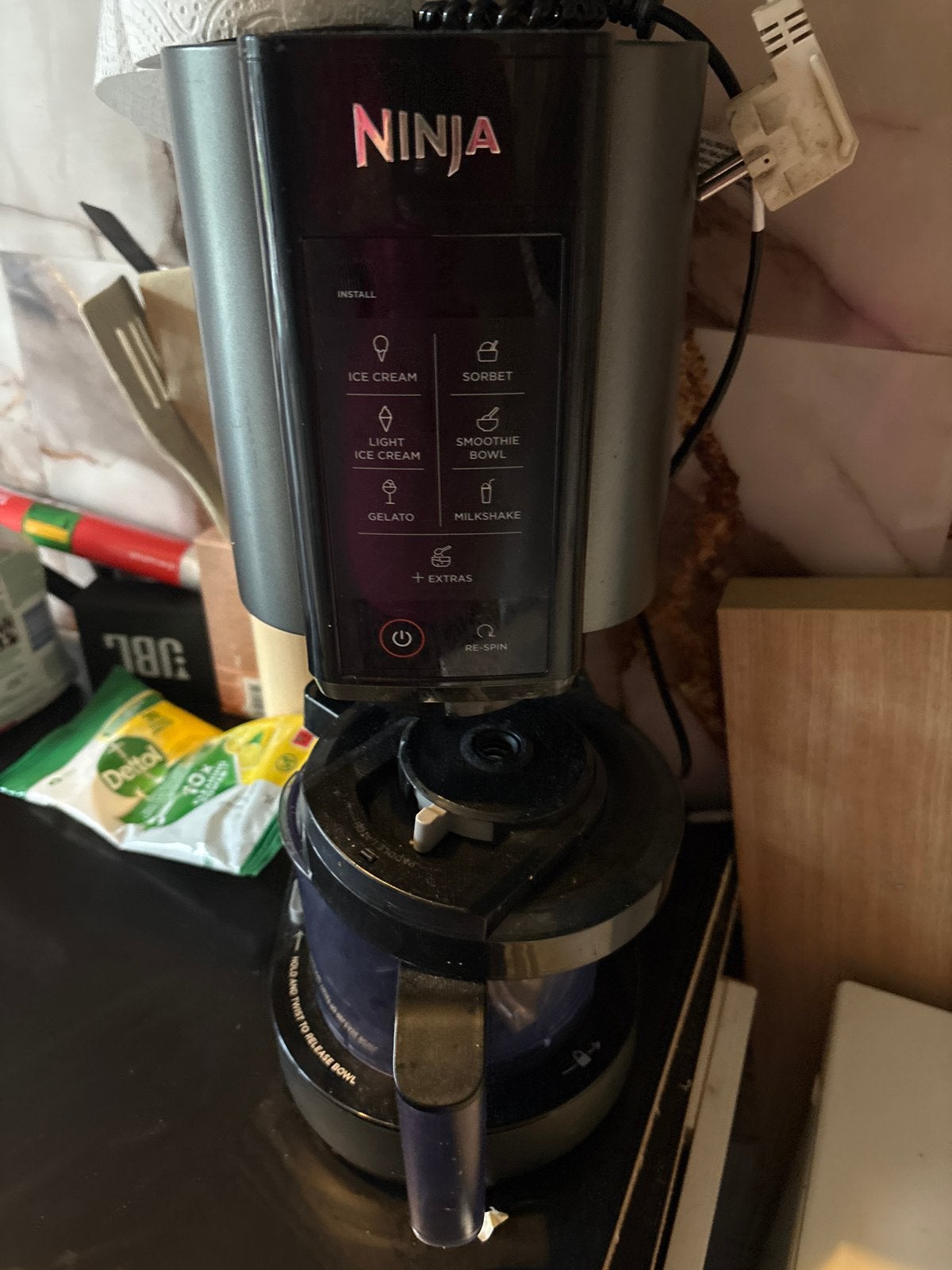 Ninja Creami IJsmachine - Maak zelf ijs, sorbet en meer!, Witgoed en Apparatuur, Ophalen of Verzenden, Zo goed als nieuw, Zelfvriezend