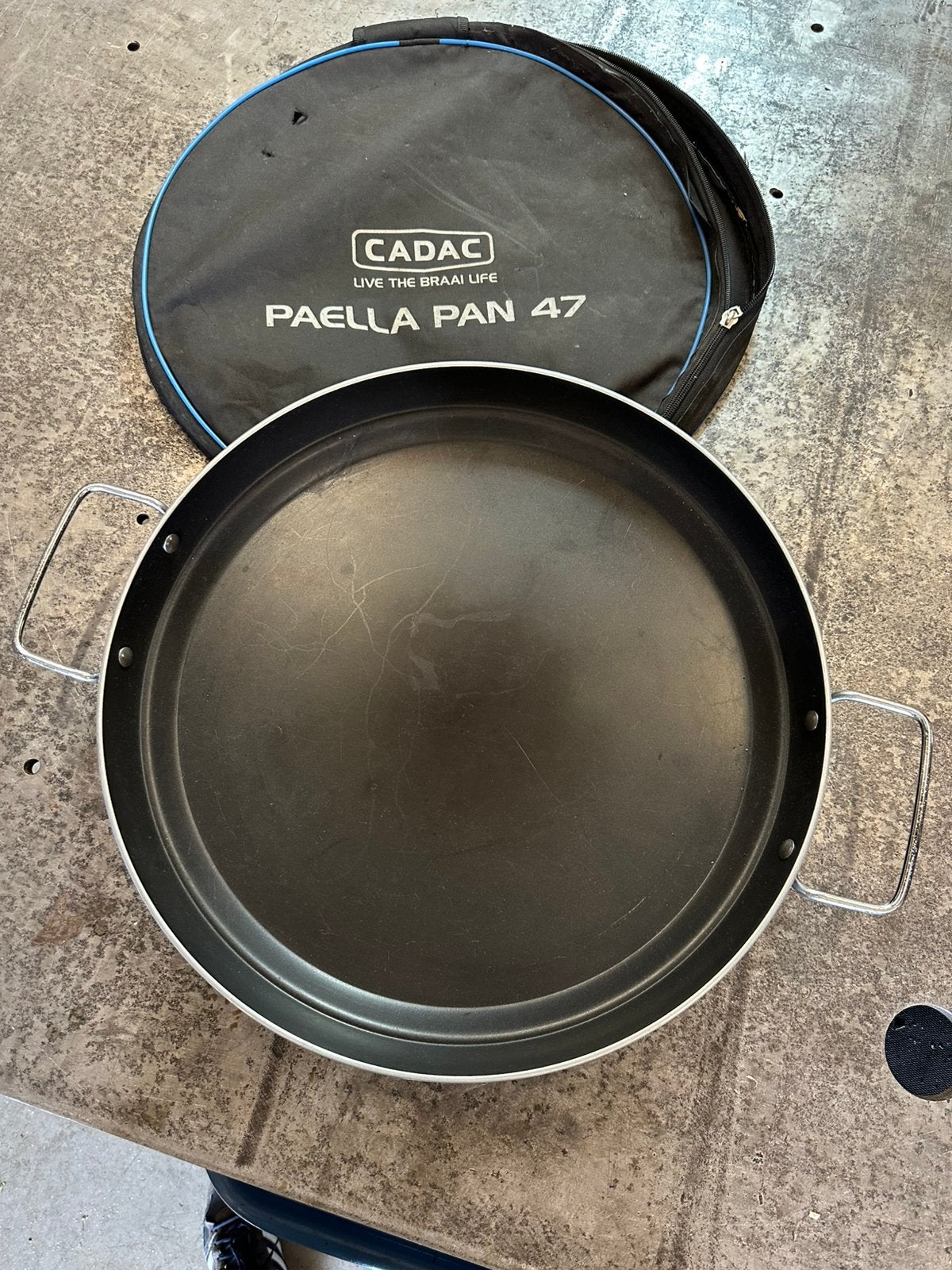 Cadac Paella Pan 47 met draagtas, Tuin en Terras, Gasbarbecues, Gebruikt, Ophalen