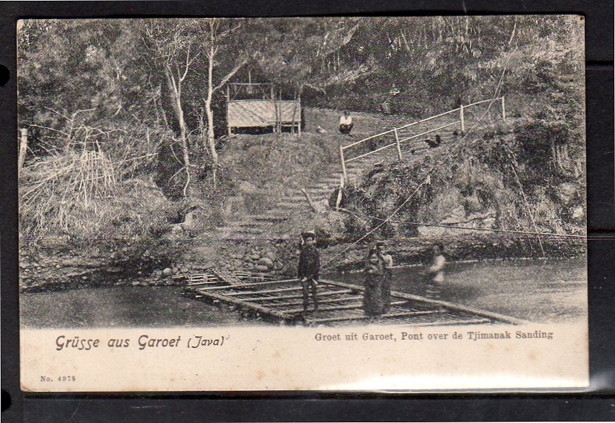 1910 Tjimanak Garut Hotel PAPANDAJAN (Eigen. A. Nicks), Ophalen, Voor 1920, Buiten Europa