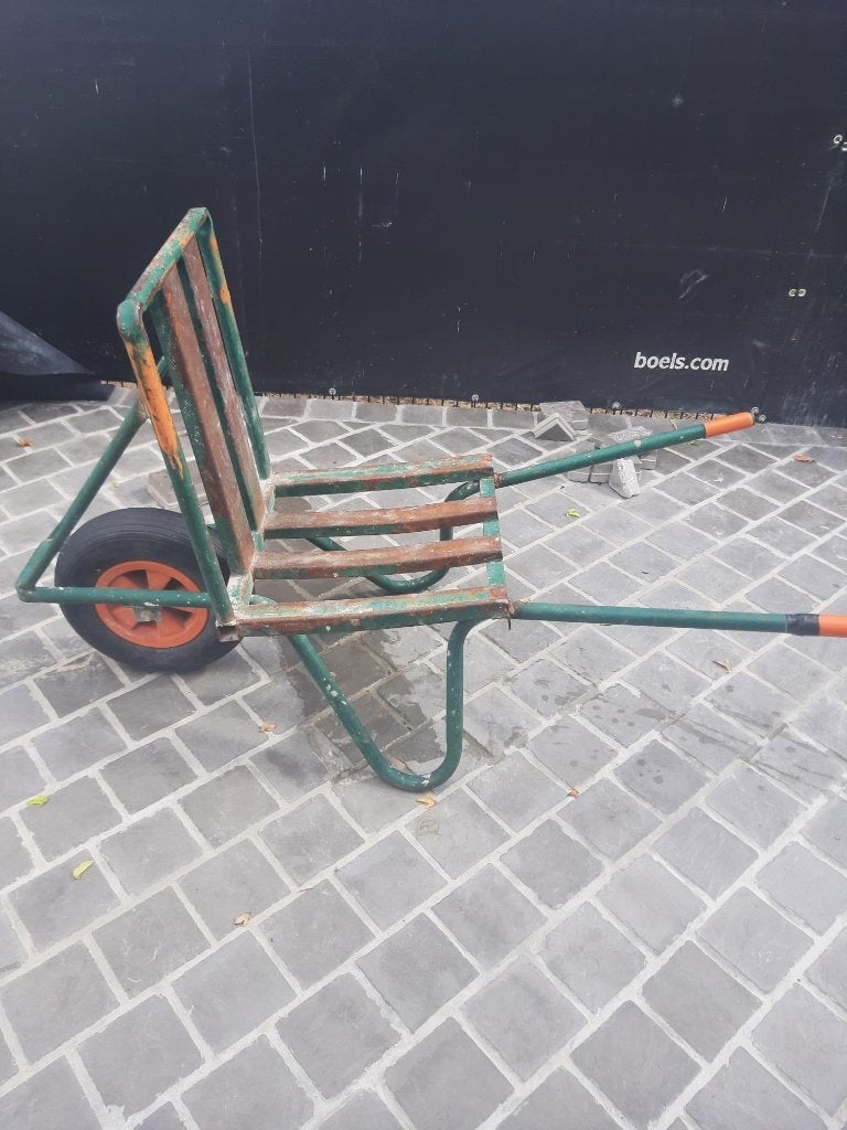 Steenkruiwagen, Ophalen, Gebruikt, Handmatig, Eenwielig