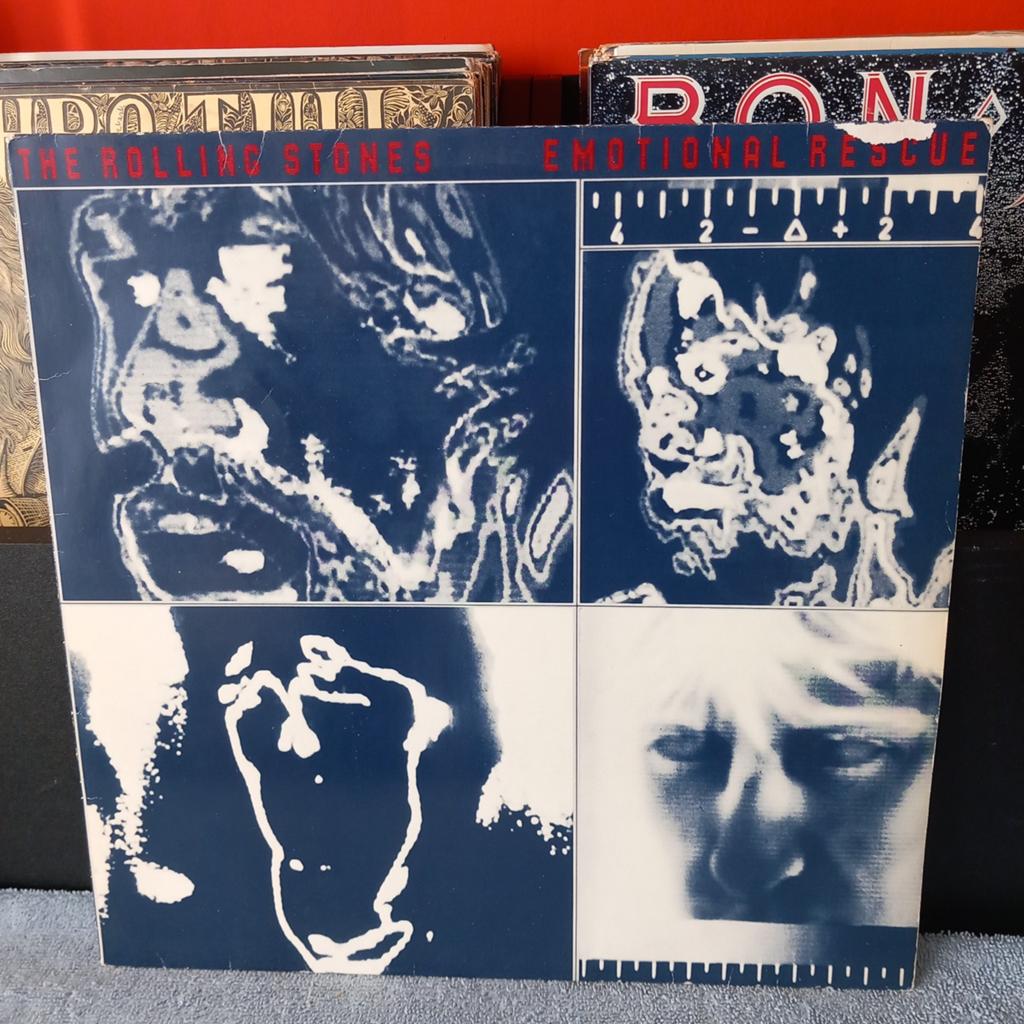 Lp the rolling stones emotional rescue, Ophalen of Verzenden, Gebruikt, 12 inch