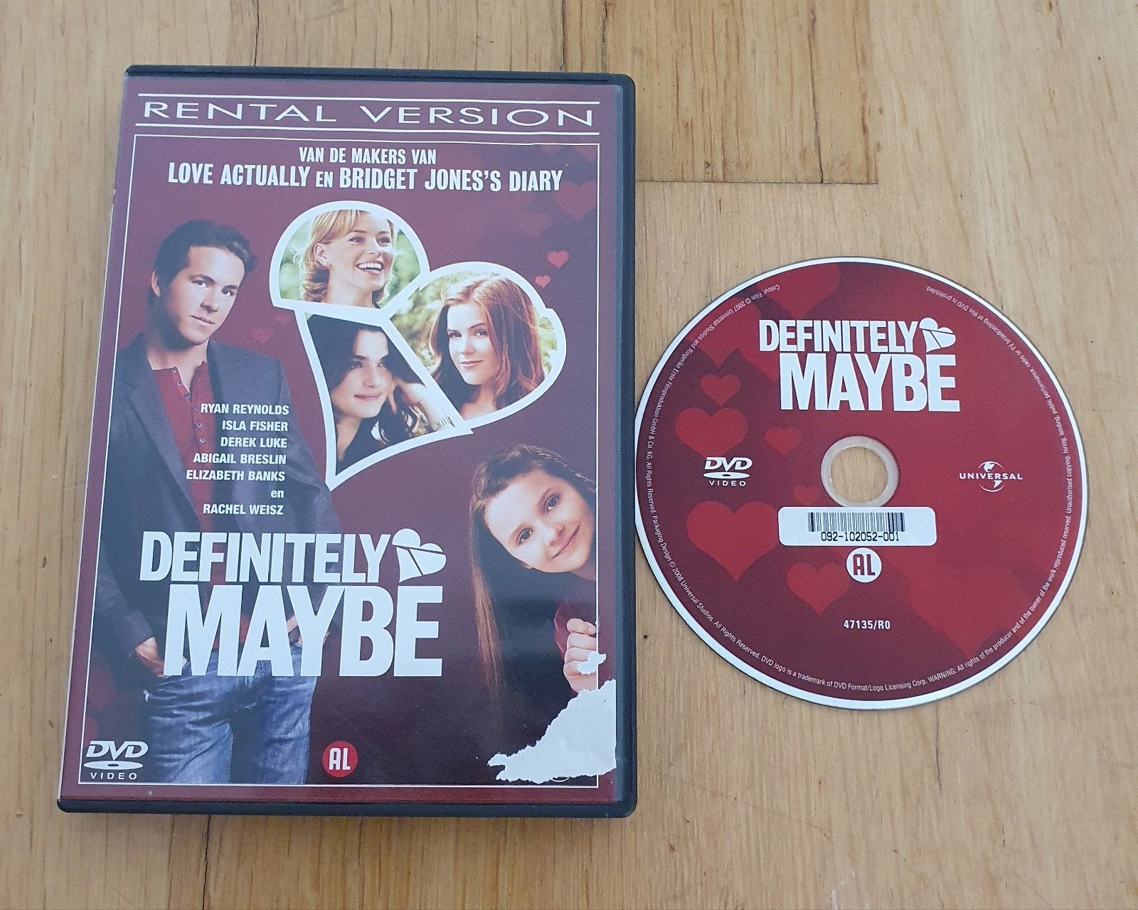 Definitely, Maybe DVD - Romantische Komedie, Alle leeftijden, Nederlands, Romantische komedie, Ophalen of Verzenden