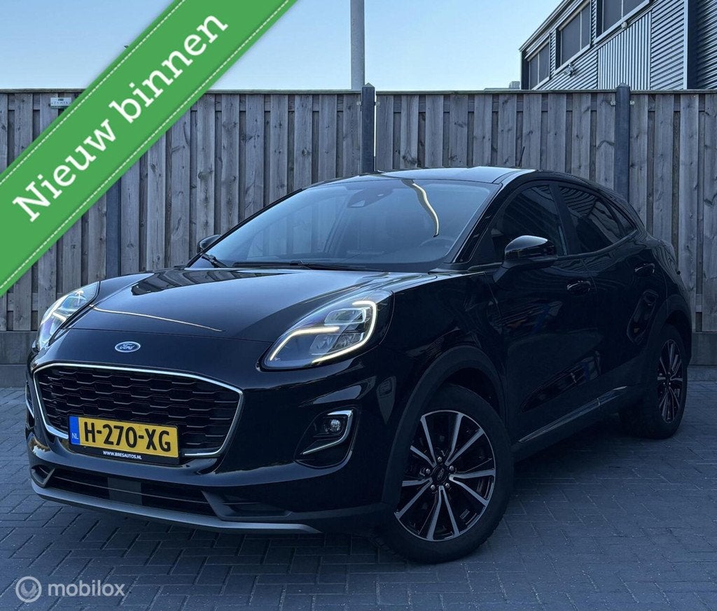 Ford Puma 1.0 EcoBoost Hybrid ST-Line/NAVI/LED/NW APK/PDC/, Auto's, Ford, Voorwielaandrijving, Stof, Euro 6, Zwart