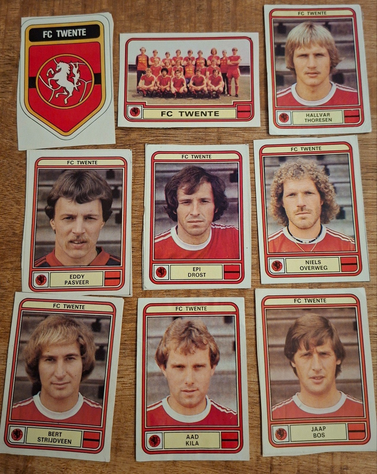 FC Twente Panini Voetbal Plaatjes 1980 (knip), Ophalen of Verzenden, Gebruikt, F.C. Twente, Poster, Plaatje of Sticker