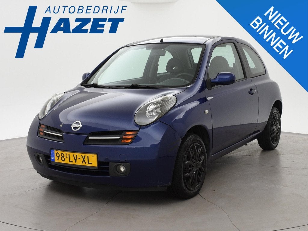 Nissan Micra 1.2 TEKNA + AIRCO | APK 07-2027 | ELEKTR. RAMEN, Auto's, Nissan, Bedrijf, Te koop, Micra, ABS, Airbags, Airconditioning