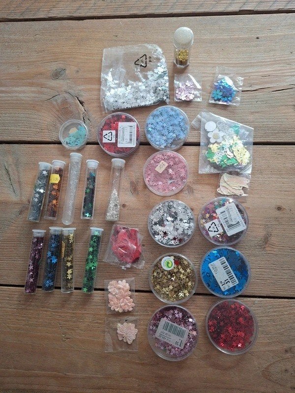 Glitters voor te knutselen, Ophalen of Verzenden, Nieuw