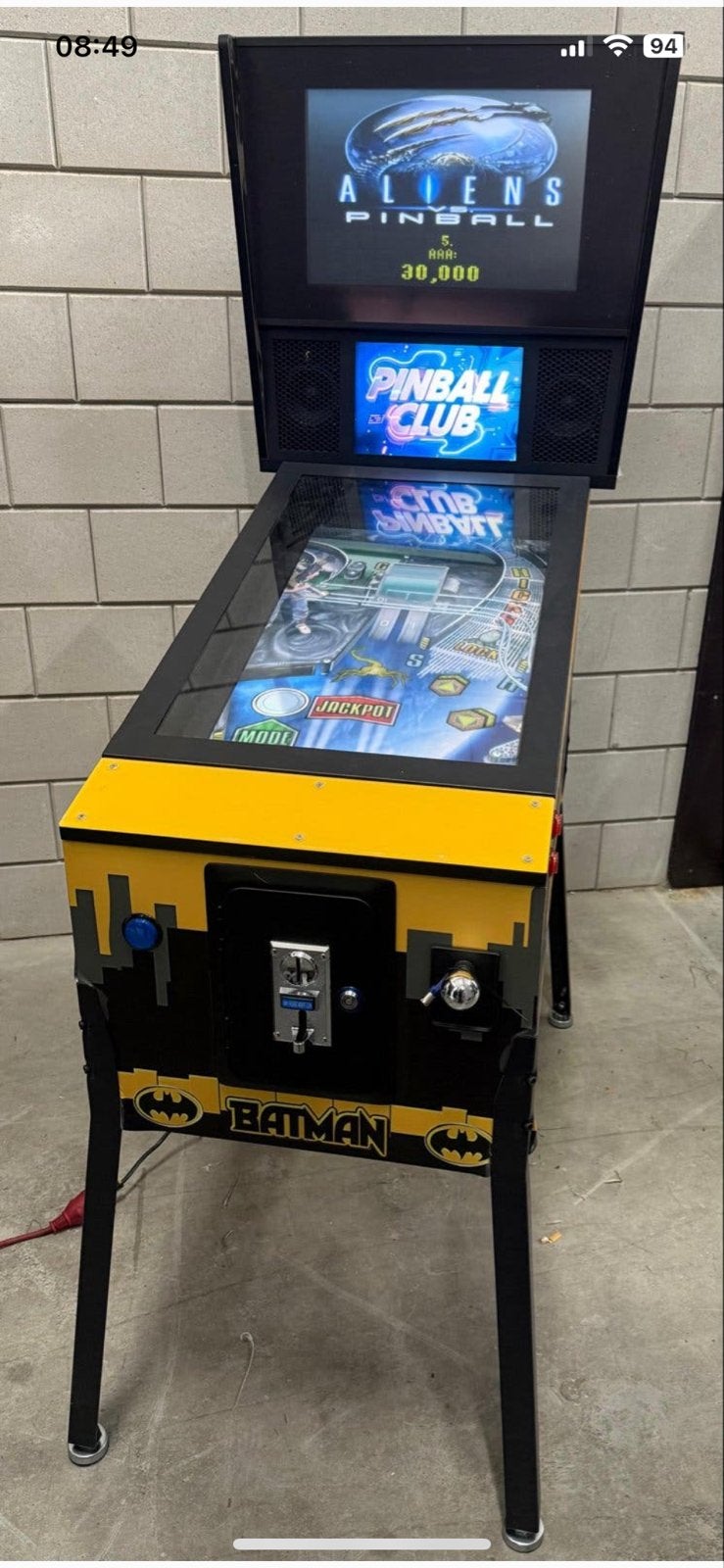 Virtuele Flipperkast - Batman Thema - Zo goed als nieuw, Elektronisch, Zo goed als nieuw, Flipperkast, Ophalen