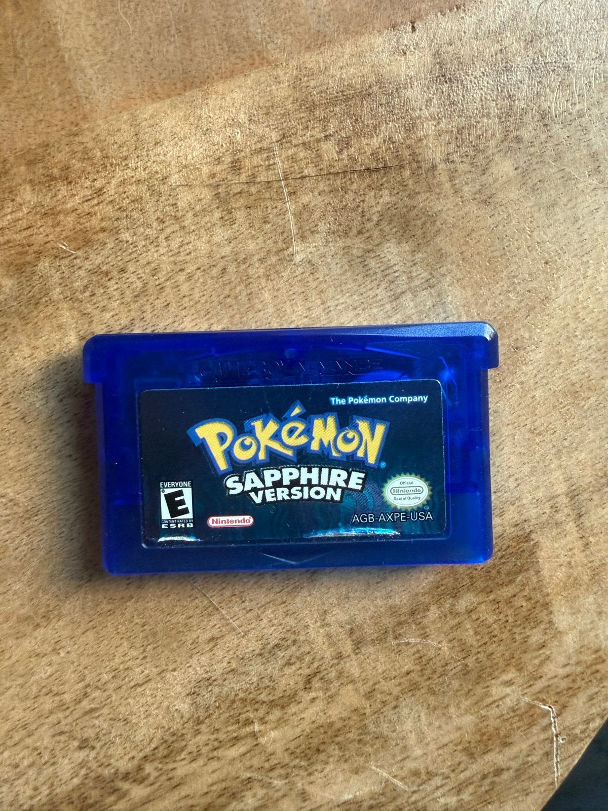 Pokémon Sapphire Version - Game Boy Advance, Gebruikt, 1 speler, Ophalen of Verzenden, Role Playing Game (Rpg)