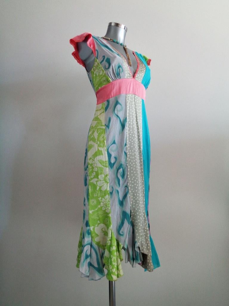 Jorando Italy designer jurk, maat 36/38 Nieuw kaartje, Nieuw, Ophalen of Verzenden, Maat 36 (S), Onder de knie