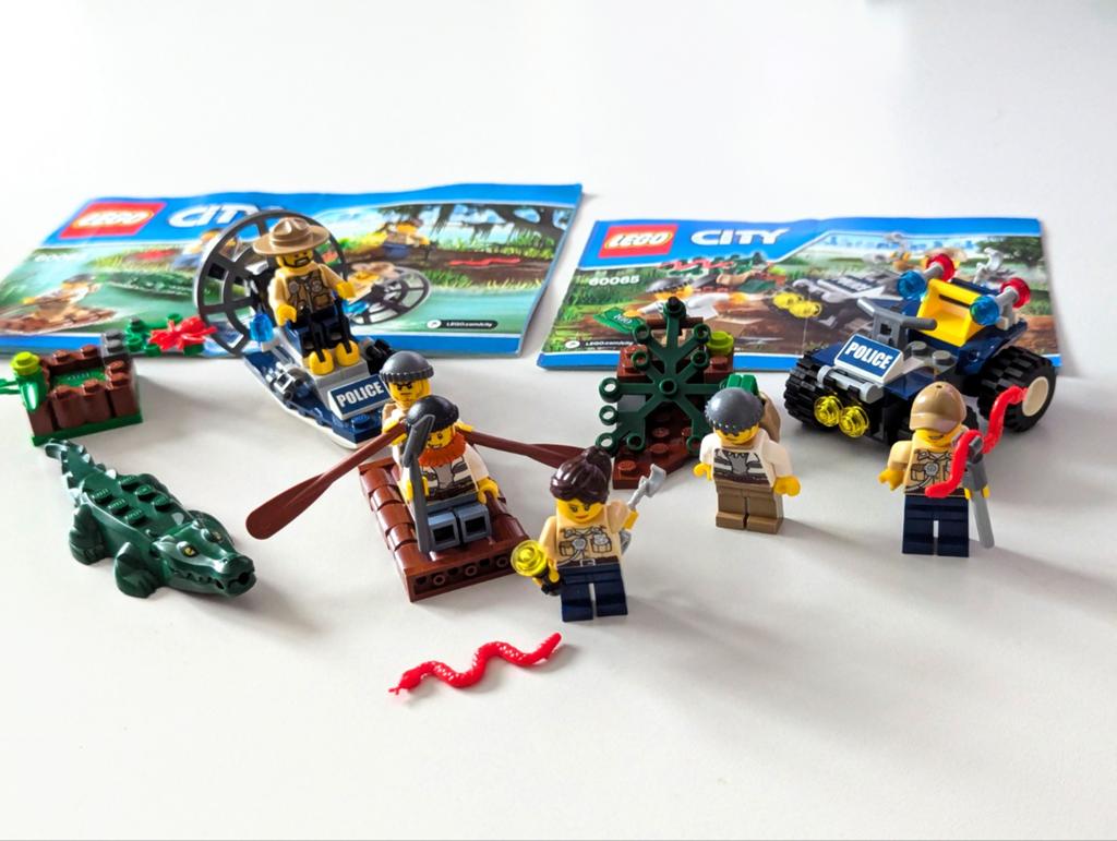 LEGO City Moeraspolitie Startset & ATV | #60066 & #60065, Lego, Ophalen of Verzenden, Complete set, Meerdere sets