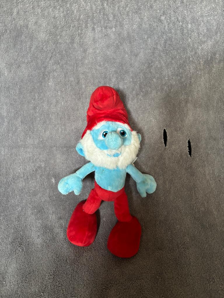 Grote Smurf Knuffel, Verzamelen, Smurfen, Ophalen of Verzenden, Zo goed als nieuw, Grote Smurf, Poppetje, Figuurtje of Knuffel