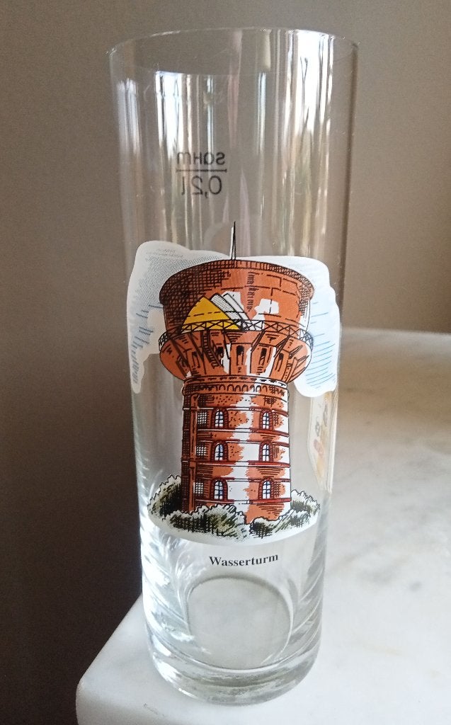 Rats Kölsch Watertoren Design Bierglas, Verzamelen, Ophalen of Verzenden, Zo goed als nieuw, Glas of Glazen, Overige merken