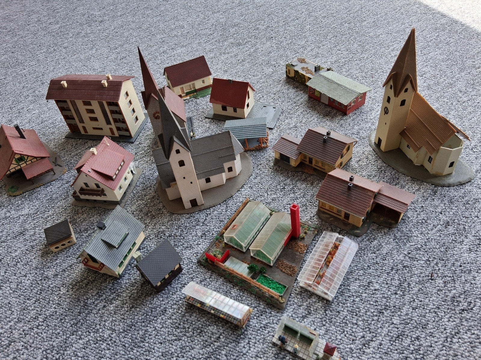 set huizen N-spoor, Overige merken, Gebruikt, Gelijkstroom, Verzenden