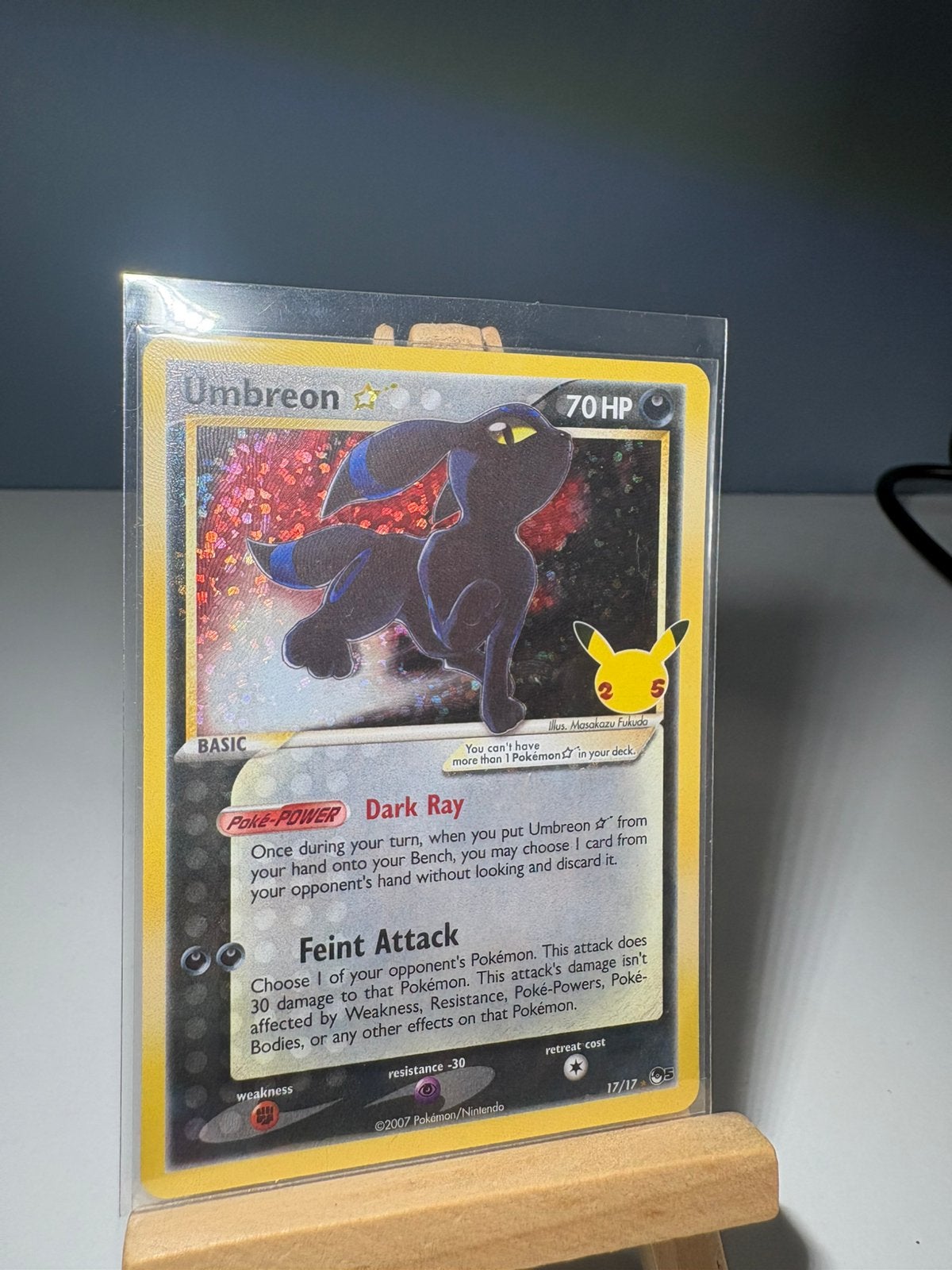 Umbreon goldstar MINT, Hobby en Vrije tijd, Verzamelkaartspellen | Pokémon, Ophalen of Verzenden, Nieuw