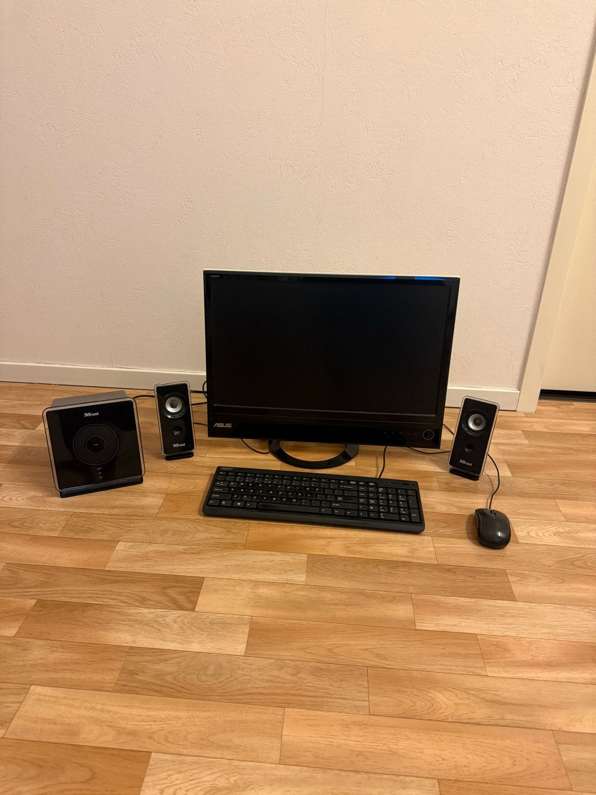 Complete PC Setup: Asus Monitor, Acer Toetsenbord, Muis, Tru, Ophalen of Verzenden, Gebruikt