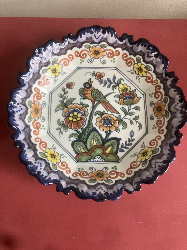 Unieke polychrome wandbord Altena uit Workum, Ophalen of Verzenden