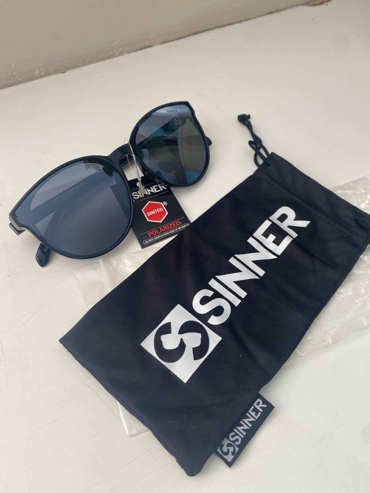 Sinner SISU-906-11-P03 Kyoto Shiny Black Zonnebril, Overige merken, Zonnebril, Verzenden, Zwart