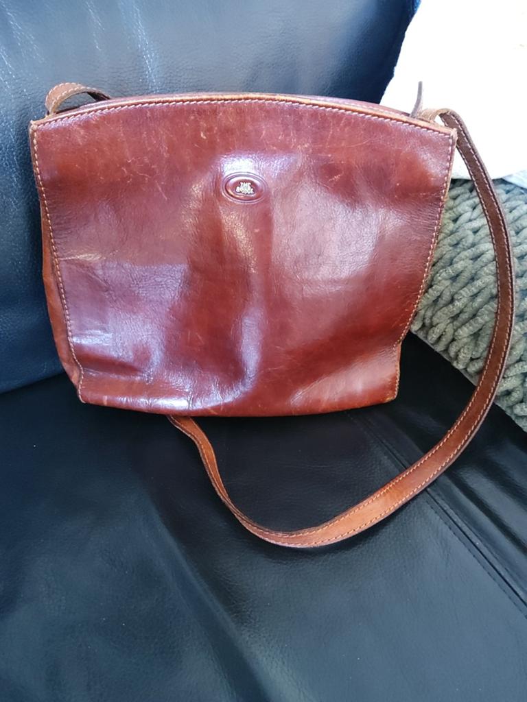 Vintage tas van the bridge, Ophalen of Verzenden, Zo goed als nieuw, Bruin, Handtas