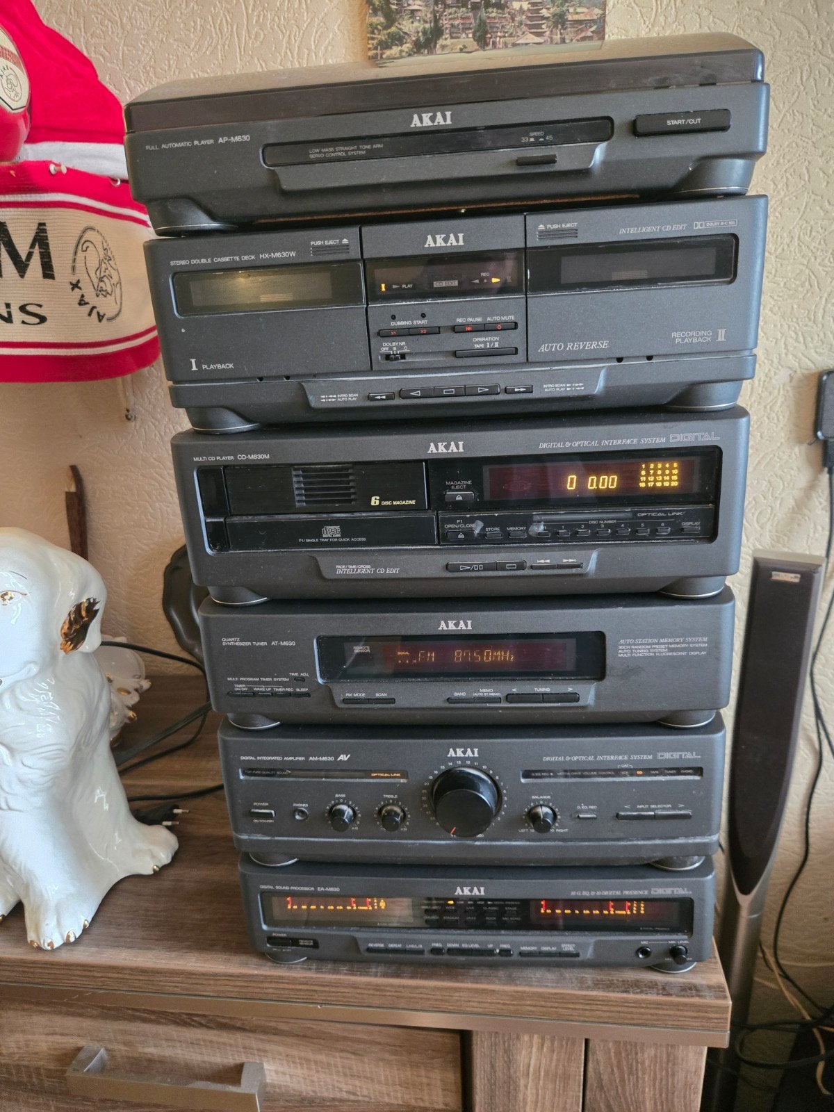 Complete Muziektoren met 6 Componenten en Speakers, Gebruikt, Losse componenten, Cd-speler, Ophalen