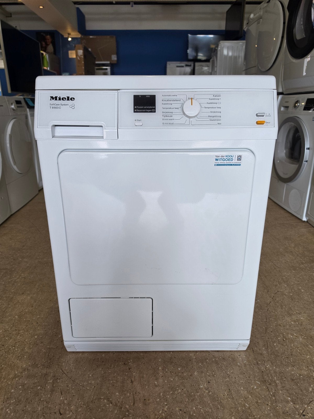 Miele T 8903 C Softcare condensdroger | 7 kilo | Garantie ✅️, Ophalen, Jirnsum, 6 tot 8 kg, Anti-kreukfase
