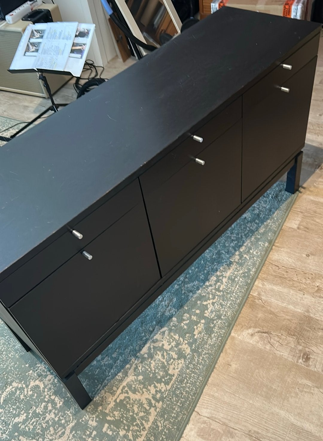 Dressoir Zwart IKEA, Ophalen, Gebruikt