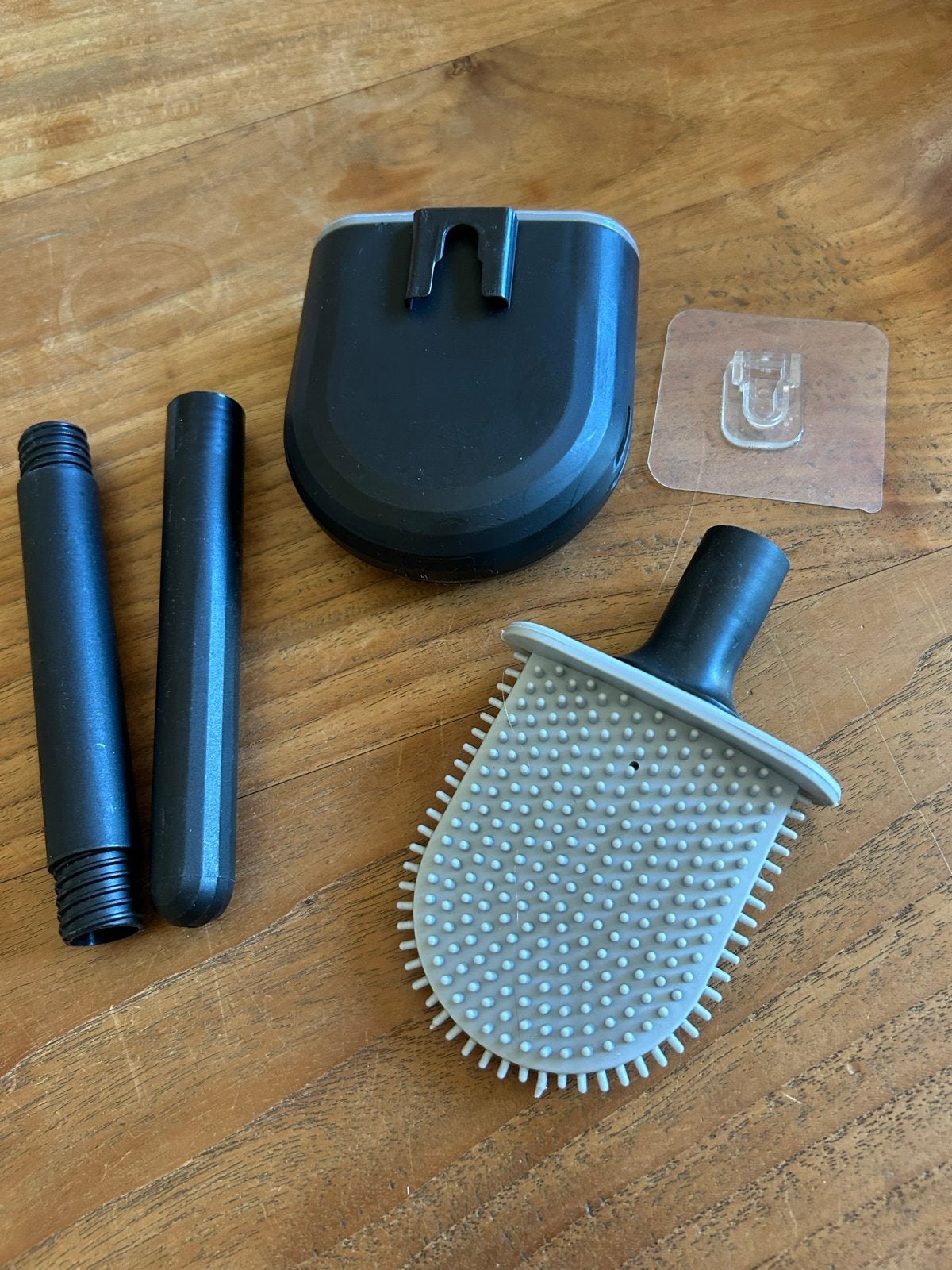 Nieuwe rubberen WC-borstel - Makkelijk schoon te maken, Ophalen of Verzenden, Bezem of Borstel