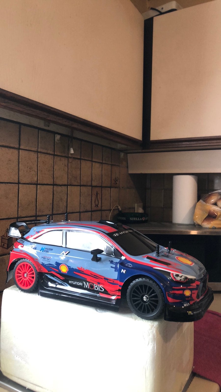 RC Tamiya TT-01 HYUNDAI WRC T.Neuvile, Elektro, Ophalen of Verzenden, Zo goed als nieuw, Schaal 1:10
