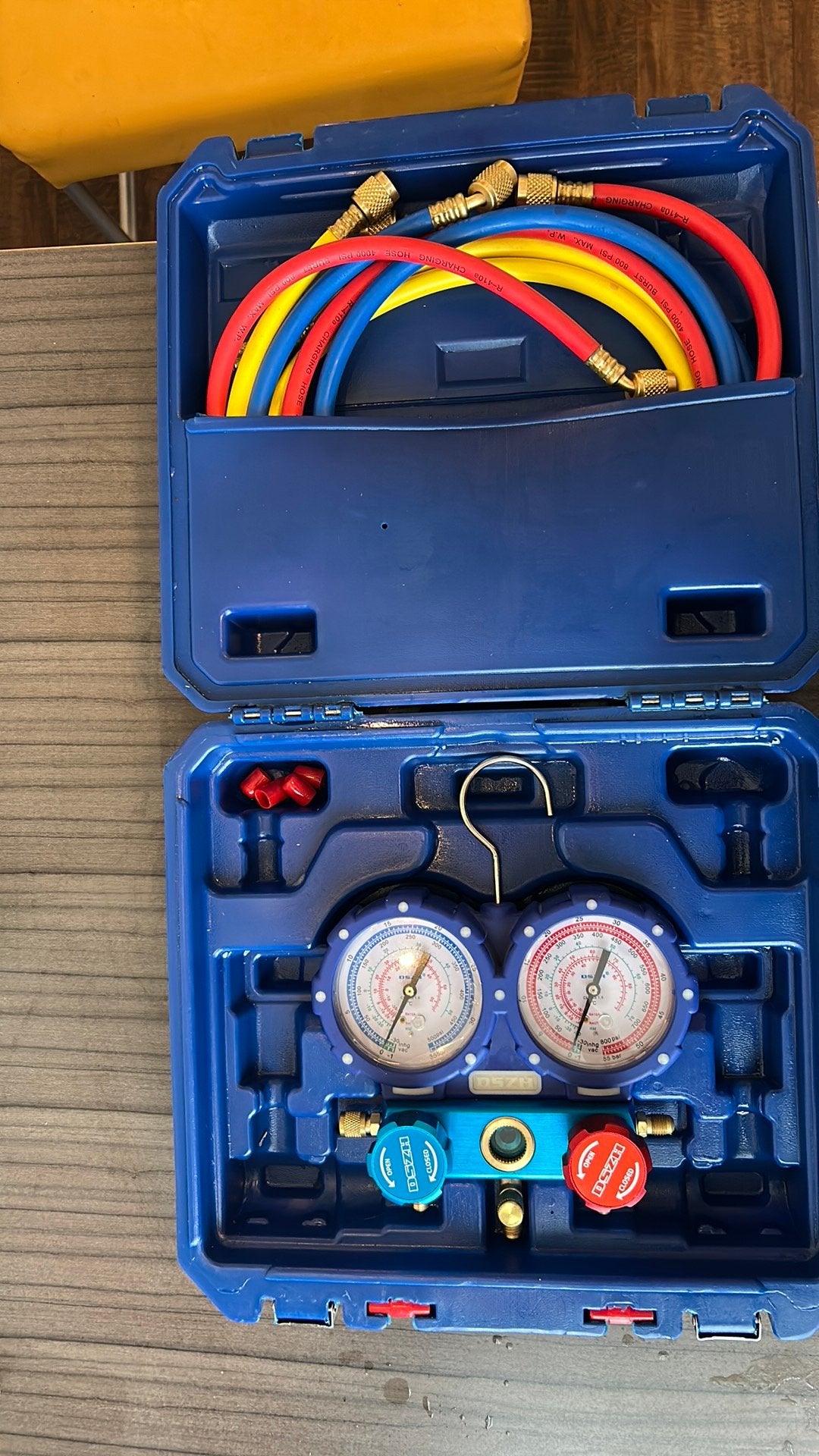 Te koop Manifoldset !!!, Doe-het-zelf en Verbouw, Compressors, 100 liter of meer, Ophalen of Verzenden, Zo goed als nieuw
