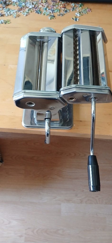 pasta machine, Zilver, Ophalen of Verzenden, Zo goed als nieuw, Metaal