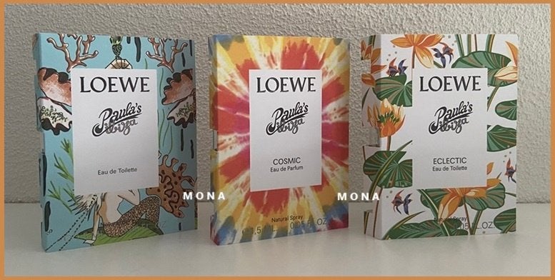 Loewe Paula's Ibiza set 3 niche parfum samples proefjes, Verzenden, Nieuw