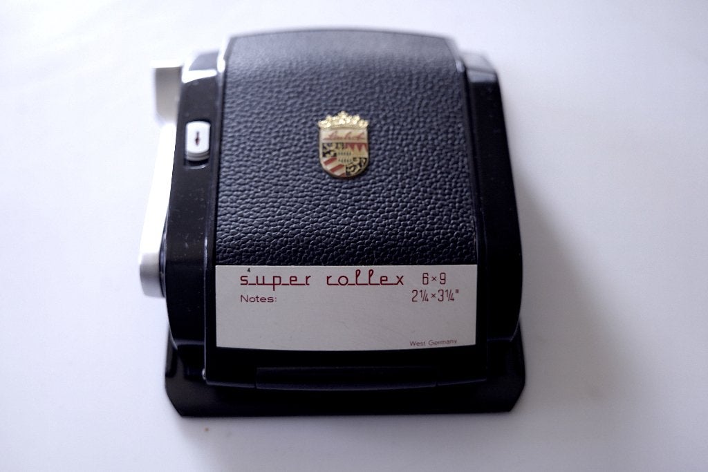 Linhof super rollex 6x9 / 4x5" rollfilmmagazin, Ophalen, Gebruikt, Spiegelreflex, Overige Merken