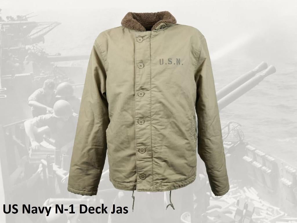 Jas,USN,US,Navy,Deck,N-1,Dekjas, Verzenden, Marine, Amerika, Kleding of Schoenen