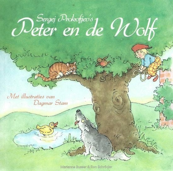 MARIANNE BUSSER & RON SCHRODER - Peter en de Wolf, Ophalen of Verzenden, Gelezen, Marianne Busser; Ron Schröder, Sprookjes