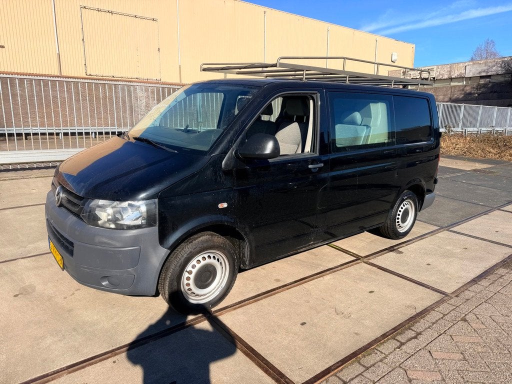 Volkswagen Transporter 2.0 TDI L1H1 BM T800 Baseline!DBL CAB, Auto's, Voorwielaandrijving, Gebruikt, Zwart, 4 cilinders