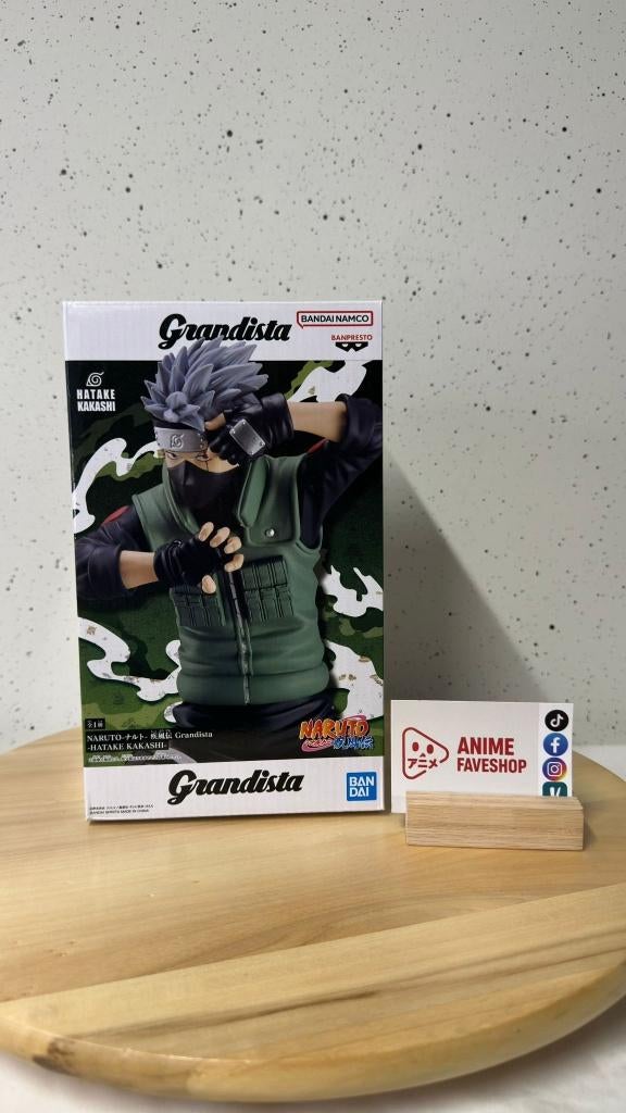 Naruto Kakashi Grandista Naruto, Animefaveshop, Verzenden, Van Rosenburgweg, Nieuw