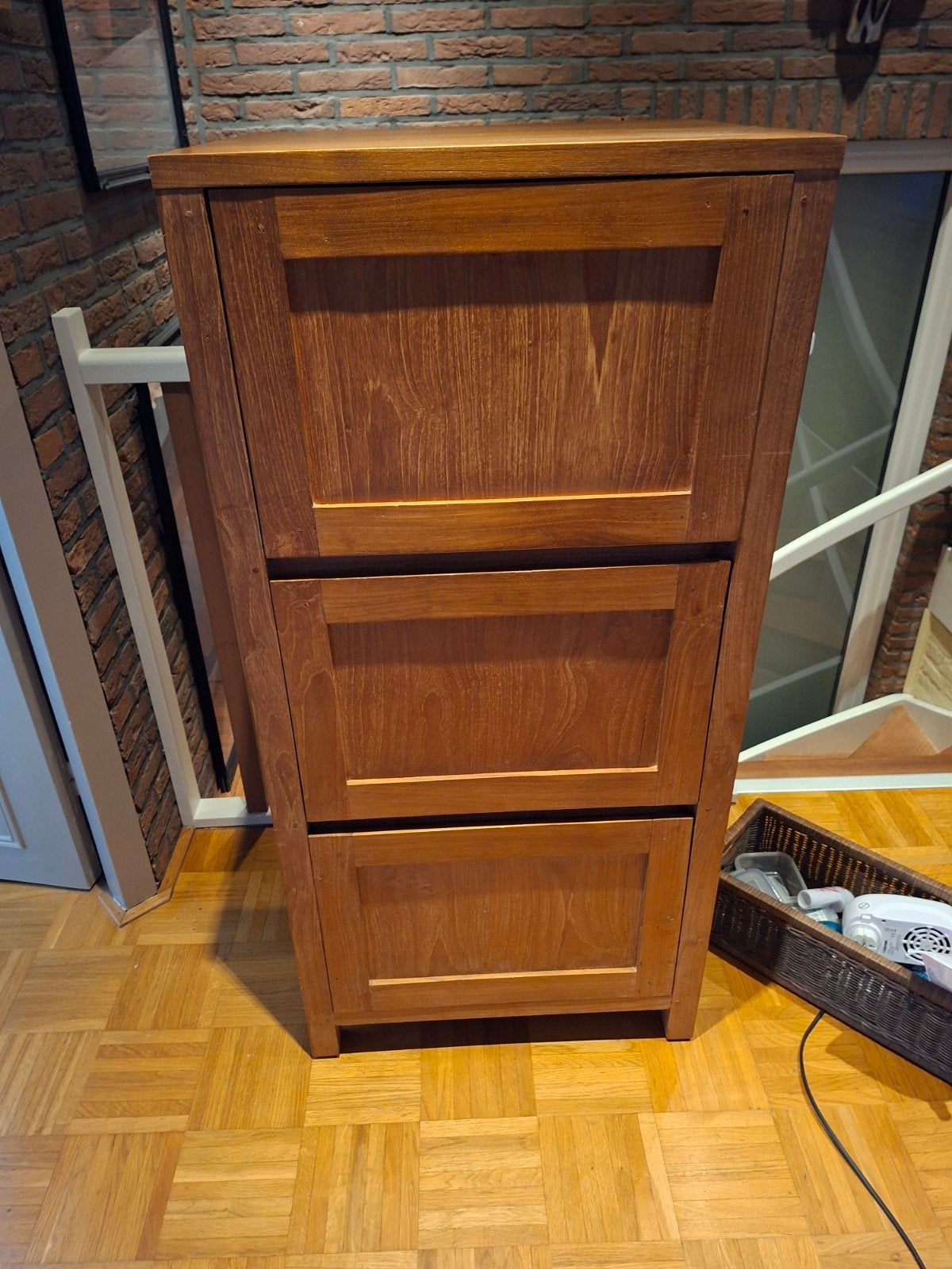 Teak ladekast in super staat - 56x117x50 cm, Ophalen, 100 tot 150 cm, Teakhout, 50 tot 100 cm