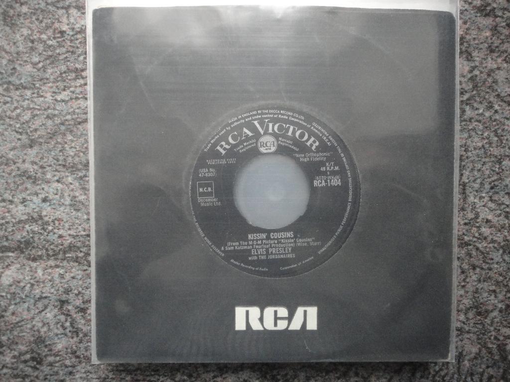Elvis Presley - Kissin' cousins UK 1964, Gebruikt, Originele persing, 7 inch, Single