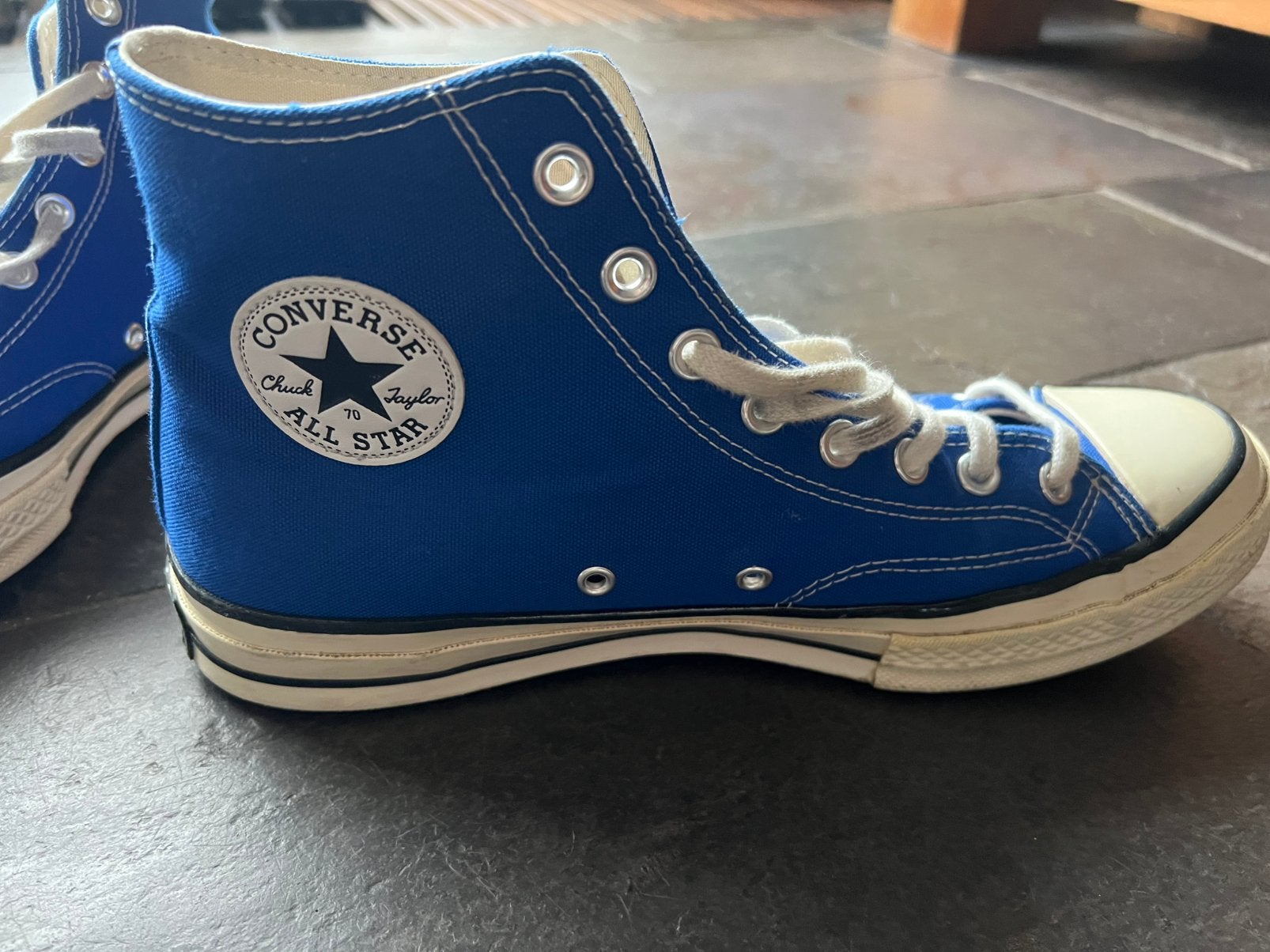 Converse all star chuck Tayler 70  blauw mt 44. (10), Ophalen, Zo goed als nieuw, Blauw