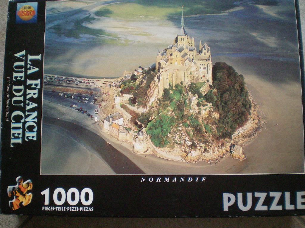 Puzzel 1000 stukjes Normandie., Ophalen of Verzenden, 500 t/m 1500 stukjes, Zo goed als nieuw, Legpuzzel