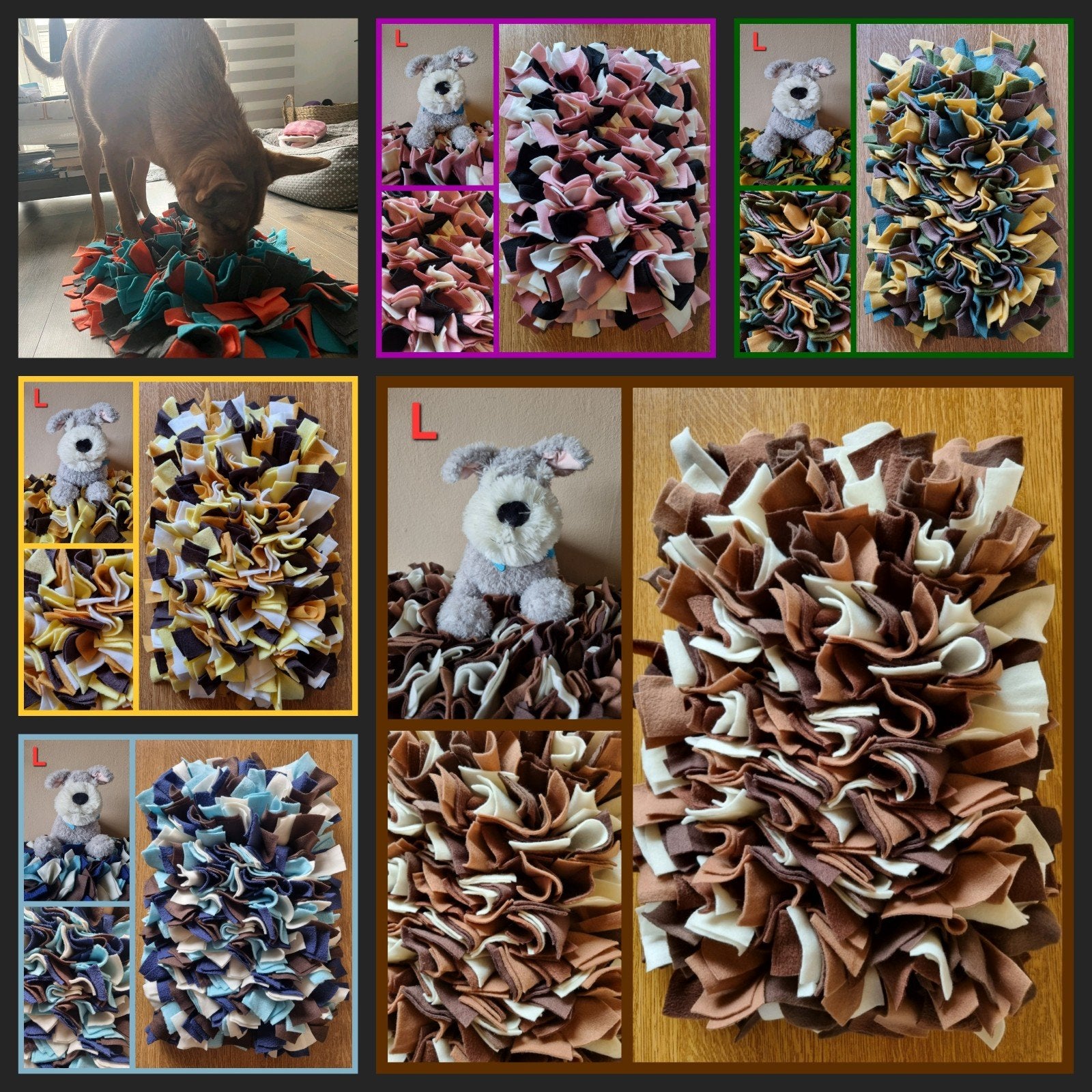 Honden snuffelmatten maat L. Nu met gratis snuffelbal!, Ophalen of Verzenden, Nieuw, Intelligentiespeelgoed