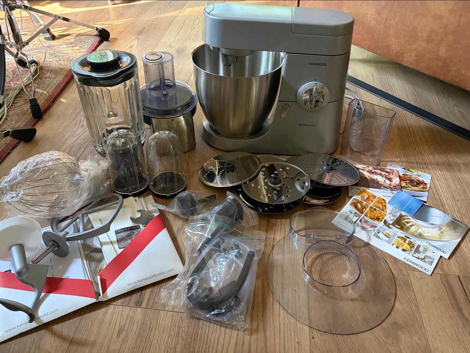 Kenwood Major Premier Keukenmachine met accessoires, 4 liter of meer, Nieuw, 3 snelheden of meer, Ophalen of Verzenden