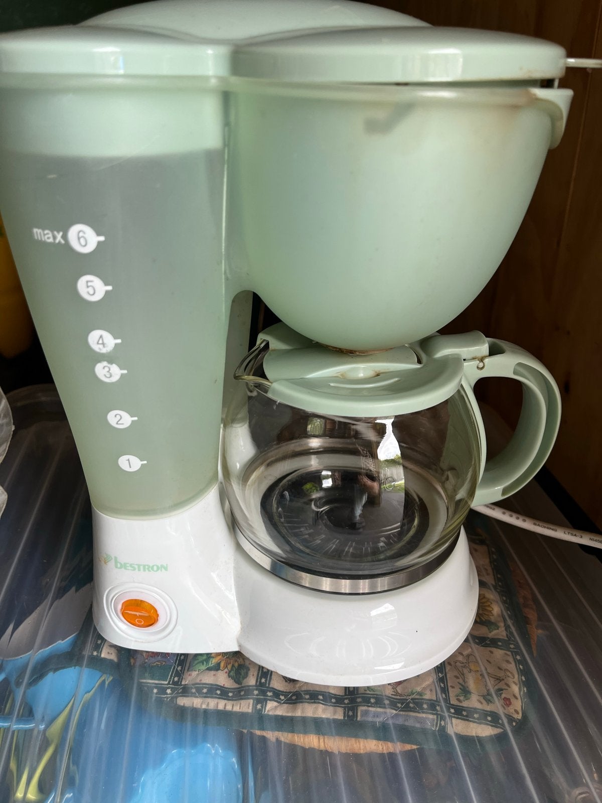Bestron Koffiezetapparaat DXQ683 - Groen, Ophalen of Verzenden, Gebruikt